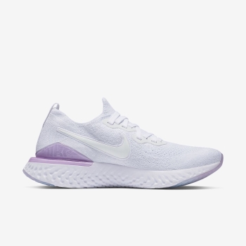 Nike Epic React Flyknit 2 - Løbesko - Hvide/Pink | DK-42185